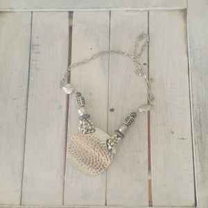 Chicos silver chunky necklace 18 inches